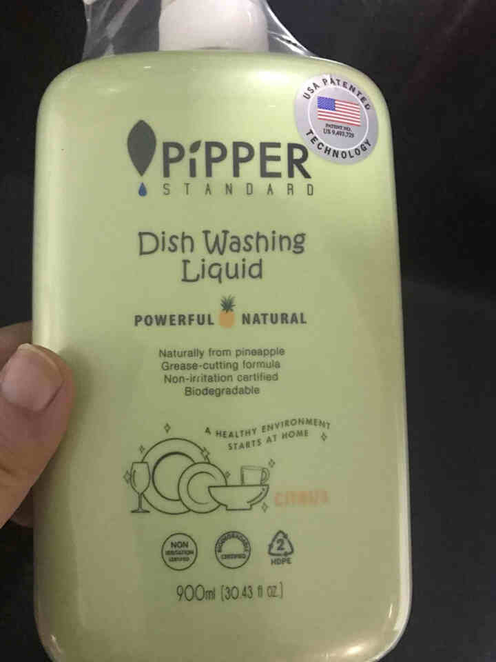 PIPPER 洗洁精 900ml 果蔬清洁剂 植物酵素怎么样，好用吗，口碑，心得，评价，试用报告,第2张