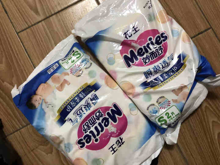 【旗舰店】花王（Merries）妙而舒瞬爽透气 婴儿纸尿裤小号尿不湿（4,第2张