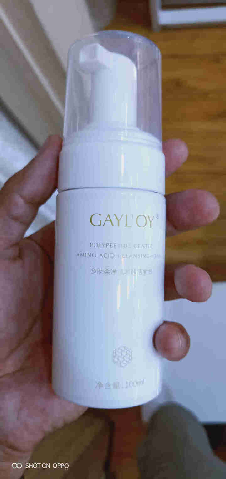 GAYL'OY多肽氨基酸洁面慕斯泡沫洗面奶乳卸妆洁面二合一控油不紧绷深层清洁温和男女100ml怎么样，好用吗，口碑，心得，评价，试用报告,第6张