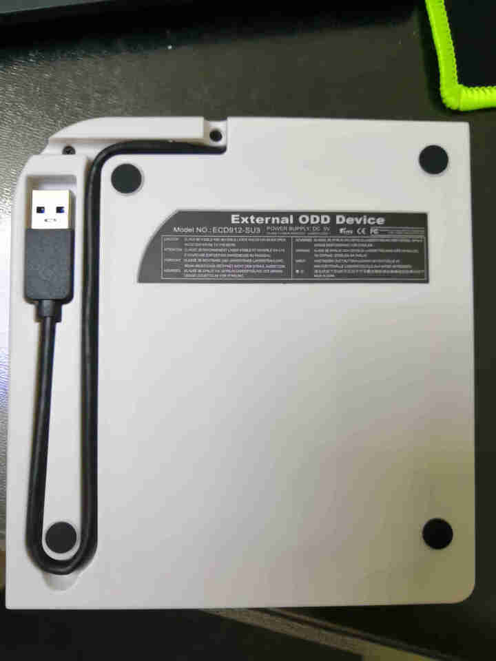 深狐（Deepfox）移动光驱外置USB3.0光驱盒刻录机dvd\cd笔记本台式电脑刻录外接光盘驱动 USB3.0移动外置光驱刻录机,第3张