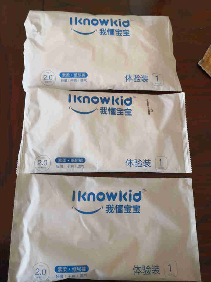 我懂宝宝(IKNOWKID) 轻薄2.0柔软干爽【纸尿裤】S码1片 M码1片 L码1片 便携试用装怎么样，好用吗，口碑，心得，评价，试用报告,第2张