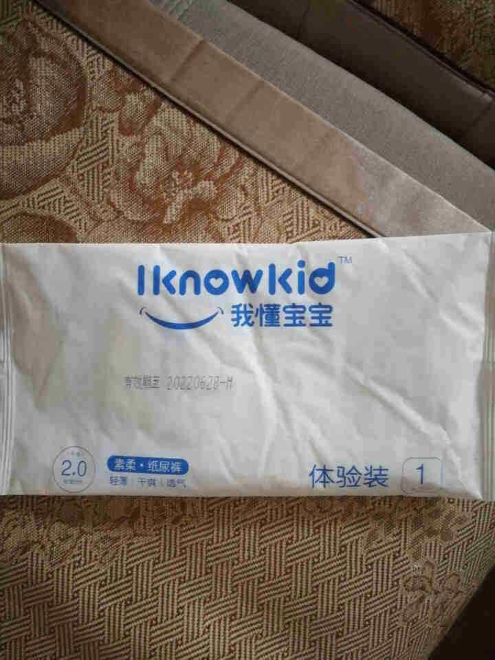 我懂宝宝(IKNOWKID) 轻薄2.0柔软干爽【纸尿裤】M码3片 便携试用装怎么样，好用吗，口碑，心得，评价，试用报告,第3张