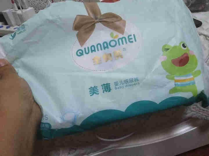 全奥美（Quanaomei）美薄系列婴儿纸尿裤尿不湿尿裤M码52片 XL码体验装/8片怎么样，好用吗，口碑，心得，评价，试用报告,第2张