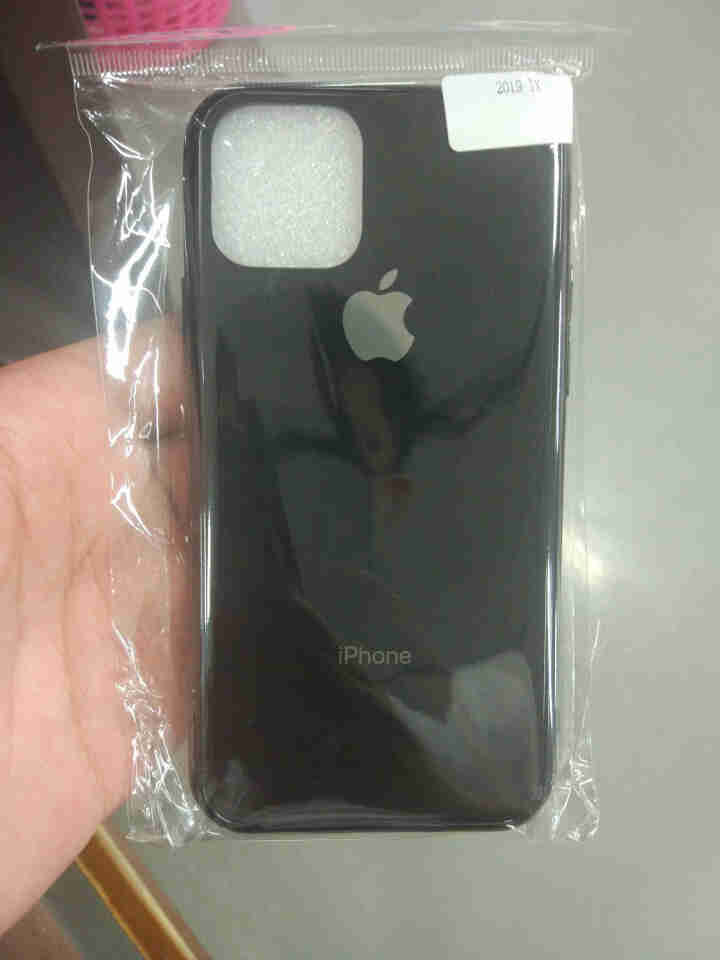 JJMM iphone11proMax手机壳新款电镀软边钢化玻璃苹果11个性网红全包防摔壳套潮款 亮面黑【送全屏钢化膜】 iphone11pro（5.8英寸）怎,第2张