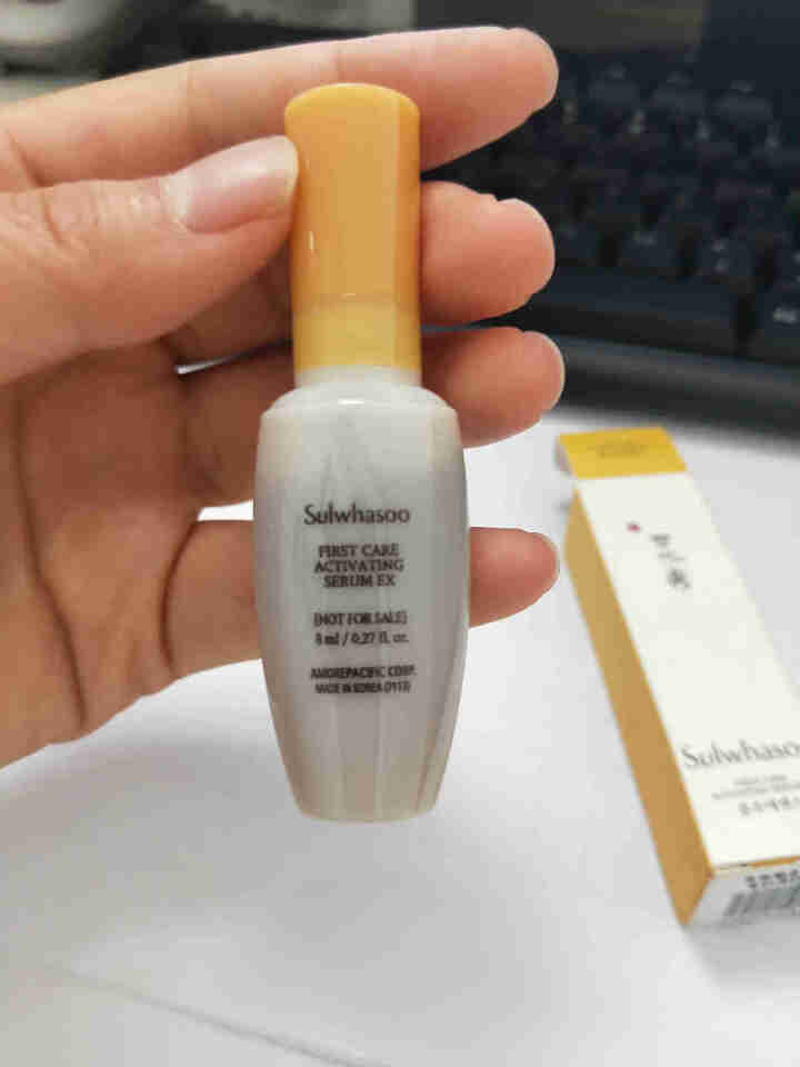 雪花秀（Sulwhasoo）润致焕活肌底精华露（非卖品）8ml（赠品请勿单独下单）怎么样，好用吗，口碑，心得，评价，试用报告,第4张