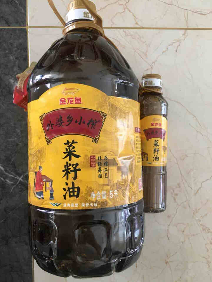 金龙鱼 食用油 非转基因 压榨 外婆乡小榨菜籽油 5L怎么样，好用吗，口碑，心得，评价，试用报告,第4张