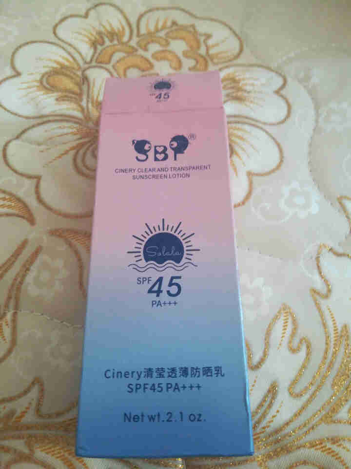 森巴夫SoLala清莹薄透防晒霜防晒乳液SPF45+女士面部专用防晒霜清爽水润学生户外通勤隔离 清莹薄透防晒霜60g怎么样，好用吗，口碑，心得，评价，试用报告,第4张