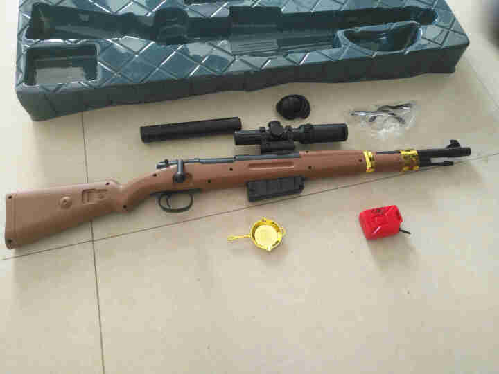 陆骏 M4A1M416玩具枪98K 后羿弓箭电动手动上供弹单发连发儿童模型玩具CS穿越火线吃鸡 下供弹98K怎么样，好用吗，口碑，心得，评价，试用报告,第3张