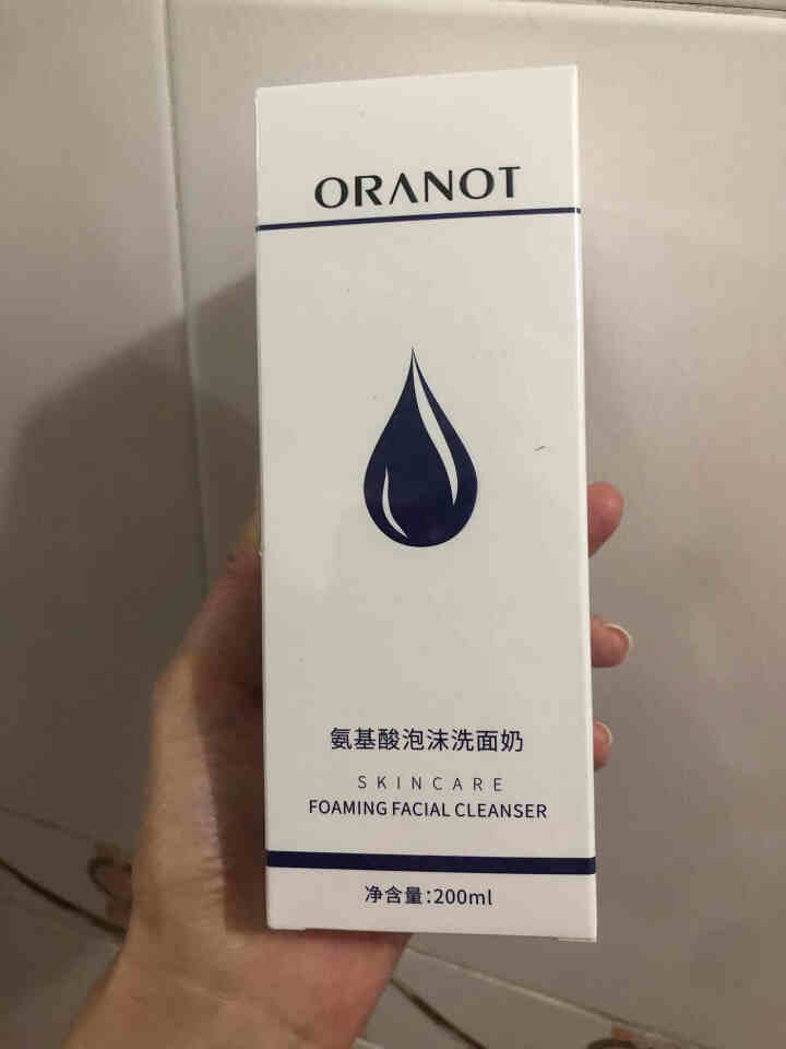 ORANOT奥兰诺氨基酸洗面奶女深层清洁温和洁面乳敏感肌适用男净润洗面霜200ml大容量 氨基酸洁面乳 200ml/瓶 弱酸性怎么样，好用吗，口碑，心得，评价，,第2张