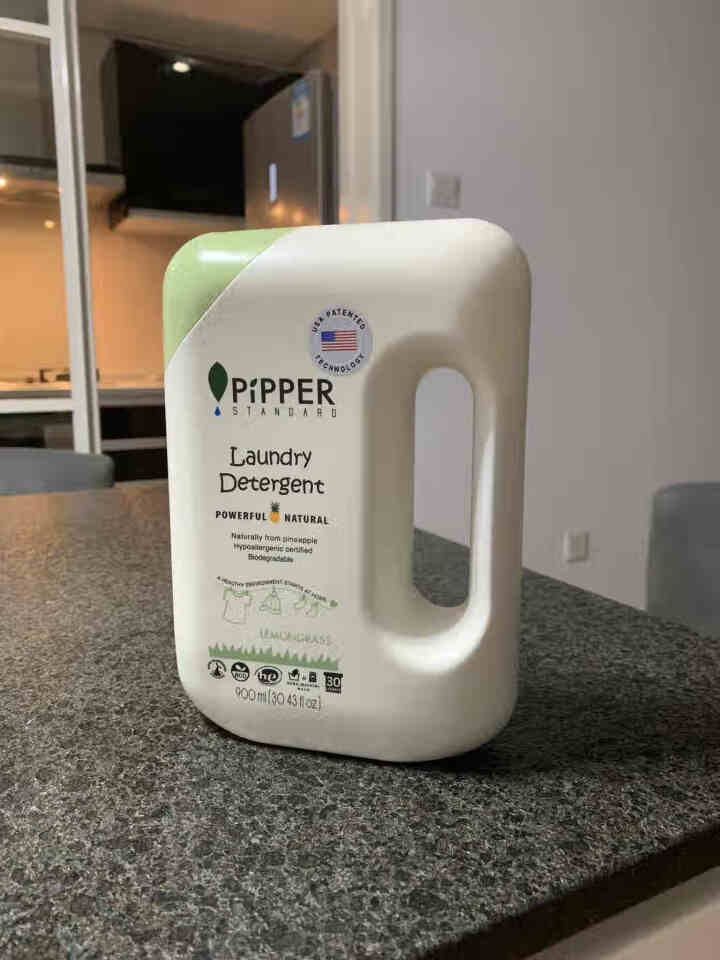 PIPPER 洗衣液柠檬香型 900ml 婴儿洗衣液 植物酵素 柠檬草香型怎么样，好用吗，口碑，心得，评价，试用报告,第2张