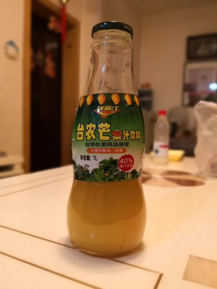 【云南馆】瑞丽江台农芒果汁饮料云南特产瓶装1L怎么样，好用吗，口碑，心得，评价，试用报告,第4张