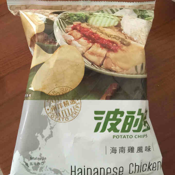 台湾进口食品 华元咸蛋黄风味薯片54g 办公室膨化食品休闲零食薯片特产小吃 海南鸡风味怎么样，好用吗，口碑，心得，评价，试用报告,第2张