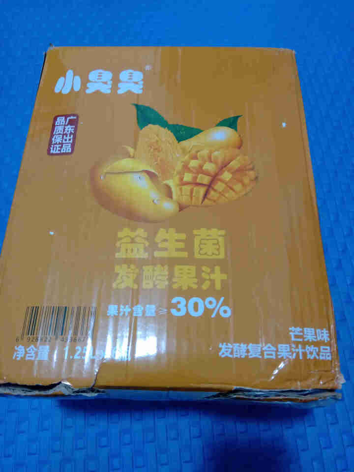 小臭臭益生菌复合果汁饮料芒果风味1.25L*6瓶/箱(果汁含量≥30%) 1.25L*6瓶/ 箱怎么样，好用吗，口碑，心得，评价，试用报告,第2张