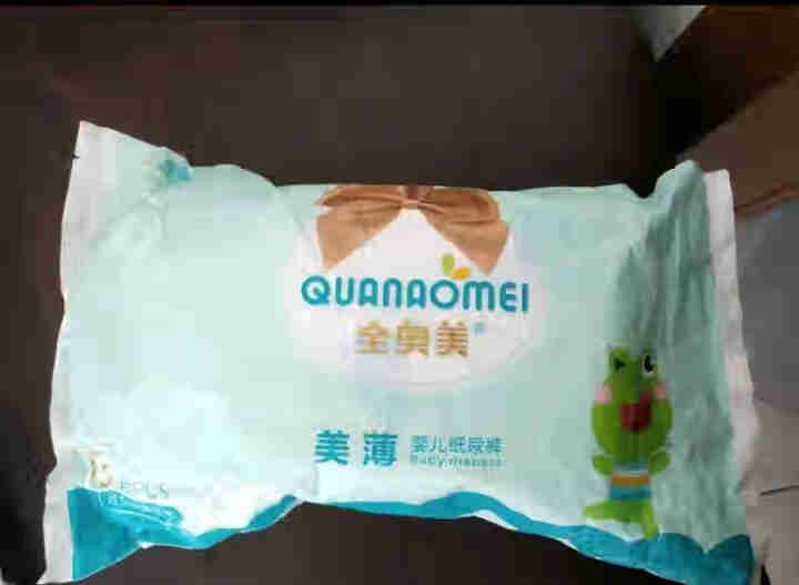 全奥美（Quanaomei）美薄系列婴儿纸尿裤尿不湿尿裤M码52片 L码体验装/8片怎么样，好用吗，口碑，心得，评价，试用报告,第4张