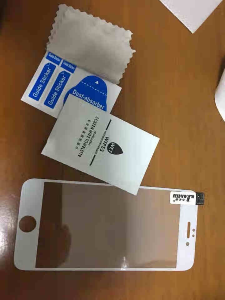 杰米瑞 苹果iPhone 6 6S 6SP 6P 钢化膜 高清贴膜 全屏覆盖防爆无黑边手机贴膜 苹果6/6s钢化膜 黑色高清4.7英寸 单片装,第4张