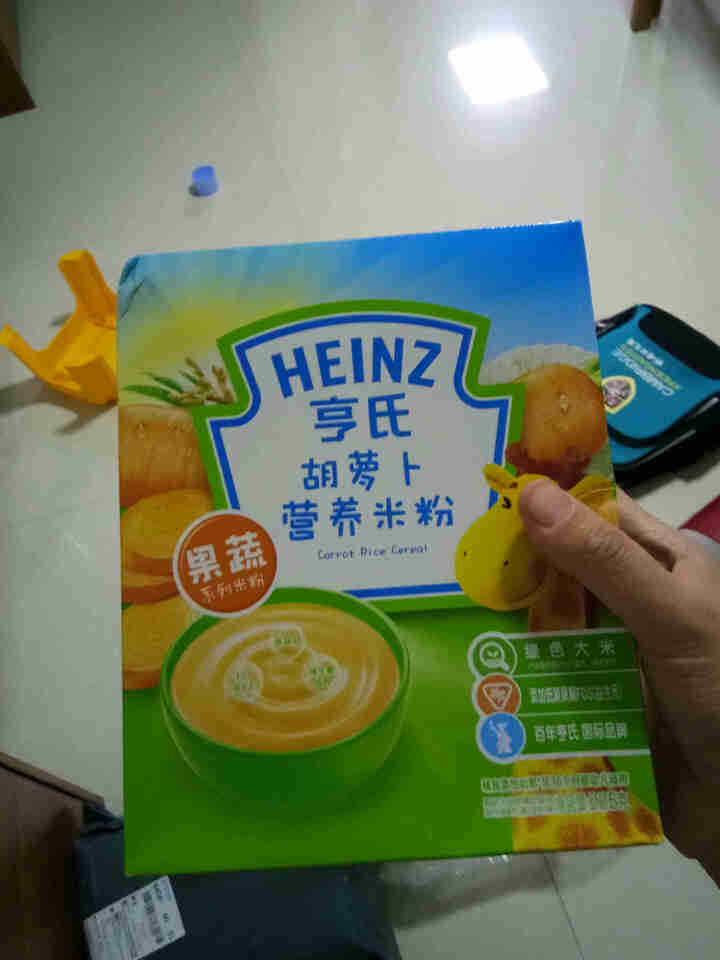 亨氏 (Heinz)1段 营养米粉/米糊/菜粉  婴幼儿宝宝营养辅食 胡萝卜味225克怎么样，好用吗，口碑，心得，评价，试用报告,第2张