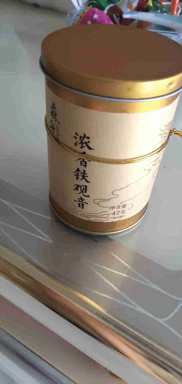 森舟茶叶旗舰店 2019春茶浓香型铁观音安溪兰花香茶叶罐装高山乌龙茶单罐42g怎么样，好用吗，口碑，心得，评价，试用报告,第4张