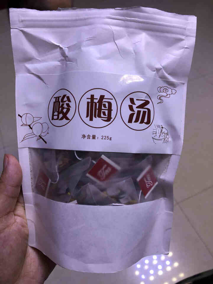 酸梅汤 老北京酸梅汤 三角包酸梅 乌梅汤袋泡茶 免煮原料包15包 15包*15g(一袋约245g)怎么样，好用吗，口碑，心得，评价，试用报告,第4张