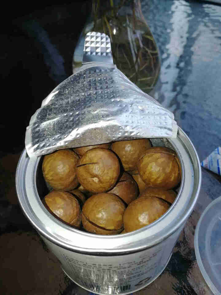 南疆巴郎 海盐开心果炭烧腰果碧根果坚果炒货休闲零食每日零食罐装 夏威夷果188g*1怎么样，好用吗，口碑，心得，评价，试用报告,第3张