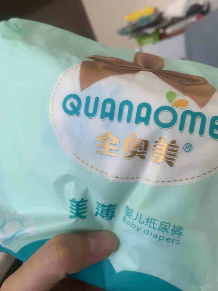 全奥美（Quanaomei）美薄系列婴儿纸尿裤尿不湿尿裤M码52片 L码体验装/8片怎么样，好用吗，口碑，心得，评价，试用报告,第3张