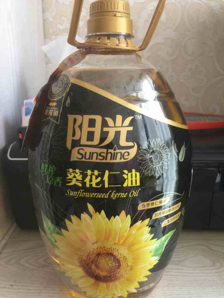 金龙鱼 食用油 阳光鲜榨原香葵花仁油5L怎么样，好用吗，口碑，心得，评价，试用报告,第2张