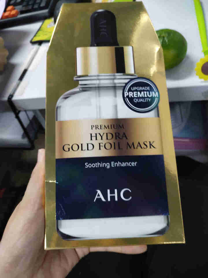 韩国进口 AHC爱和纯 黄金锡纸蒸汽面膜25g*5（补水保湿 滋润肌肤 提亮肤色）怎么样，好用吗，口碑，心得，评价，试用报告,第2张