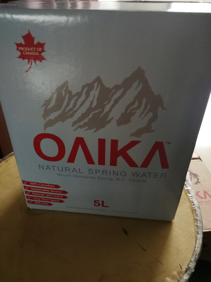 加拿大原装进口班芙OAIKA天然饮用水5L（家庭装饮用山泉水） 5L怎么样，好用吗，口碑，心得，评价，试用报告,第2张