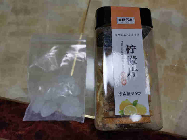 田野优品 冻干柠檬片 罐装花草茶水果茶 泡水泡茶喝 柠檬片60g/罐怎么样，好用吗，口碑，心得，评价，试用报告,第2张