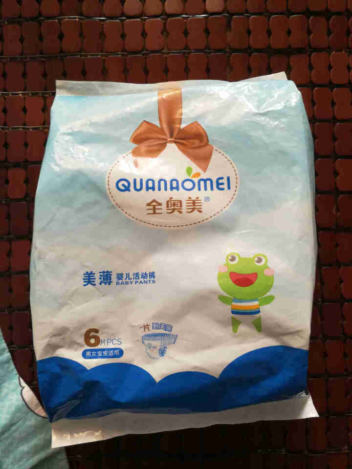 全奥美（Quanaomei）美薄系列婴儿纸尿裤尿不湿拉拉裤活动裤L码 L码体验装/6片怎么样，好用吗，口碑，心得，评价，试用报告,第2张