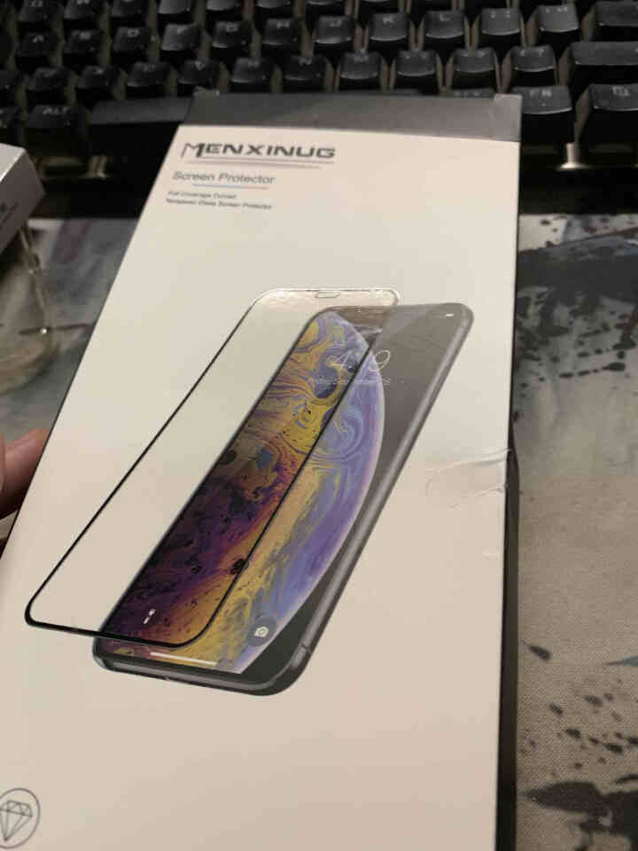 懵星 苹果X/XS钢化膜 iPhone X/XS Max 手机贴膜 全屏高清防爆裂抗指纹全玻璃膜 iPhoneXsMax全屏高清玻璃膜怎么样，好用吗，口碑，心得,第4张