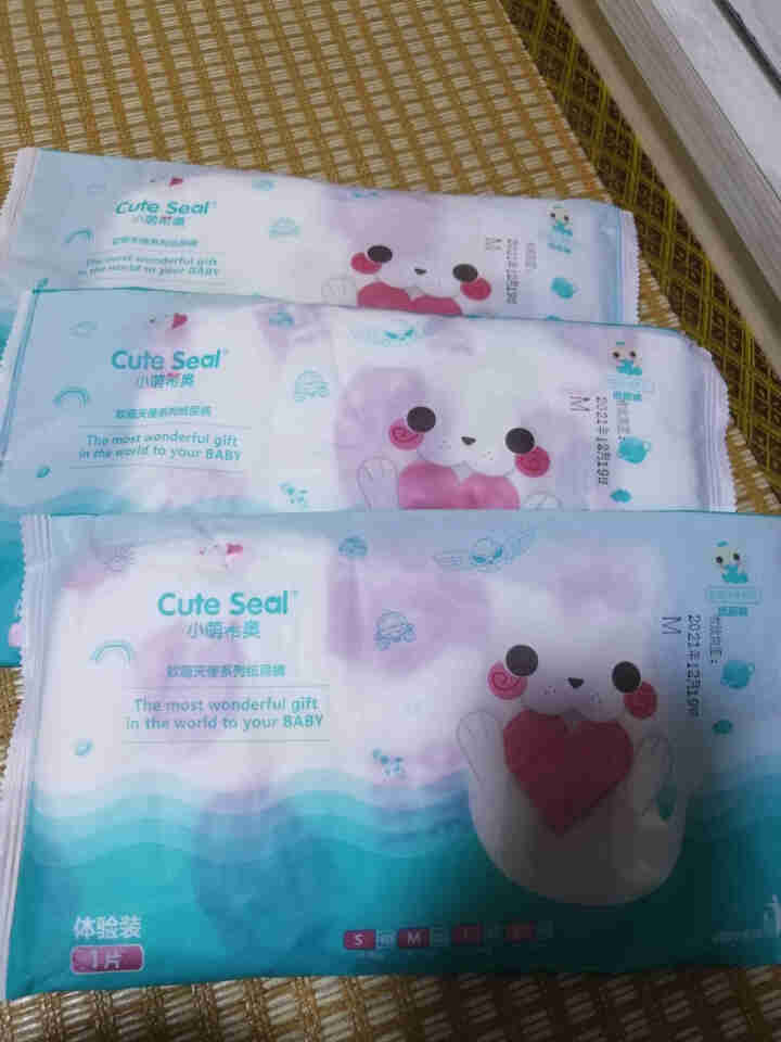 小萌希奥（Cute Seal）纸尿裤新品试用装尿不湿男女通用M 软萌天使纸尿裤,第4张