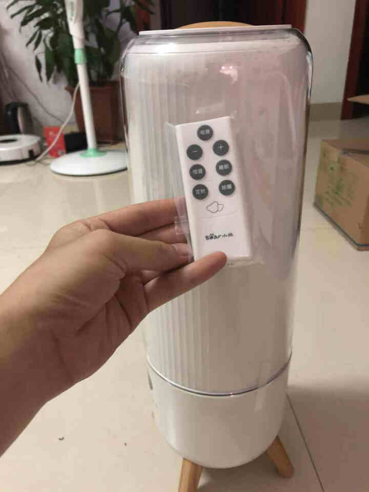 小熊（Bear）加湿器 家用 6升 上加水空气加湿器 UV除菌 数码显示屏 香薰机  静音 卧室客厅办公室 JSQ,第3张