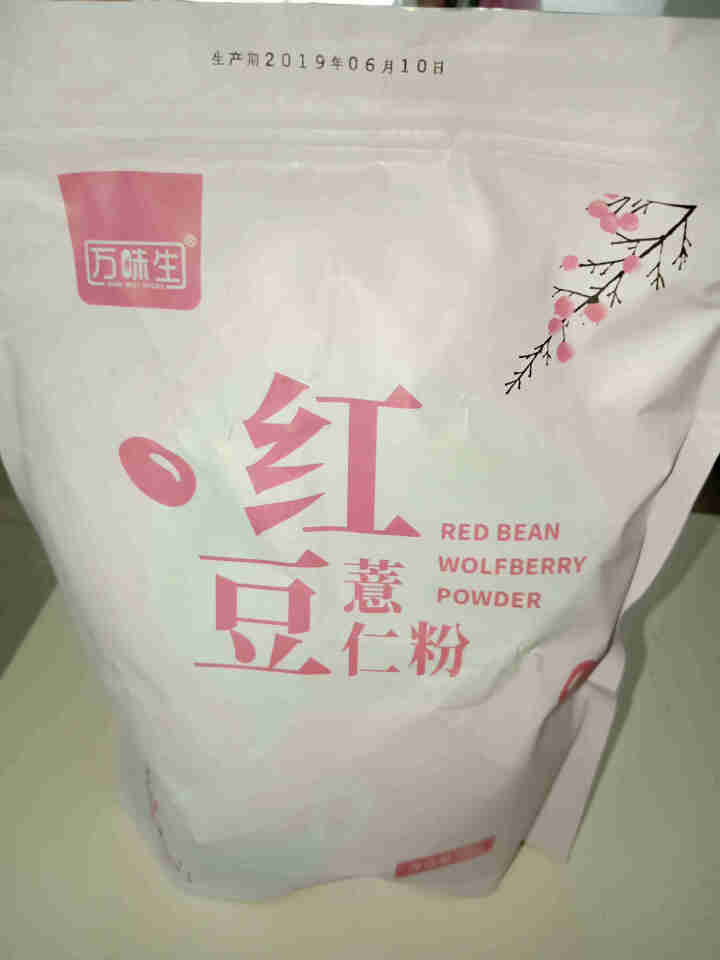 万味生 红豆薏米粉720g 薏仁即食营养代餐五谷冲泡早餐粉熟赤小豆速食粥怎么样，好用吗，口碑，心得，评价，试用报告,第4张