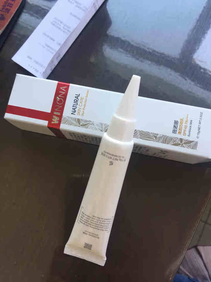 薇诺娜（WINONA）清透防晒乳15g SPF48 PA+++ 清透水薄 保湿隔离防晒霜怎么样，好用吗，口碑，心得，评价，试用报告,第4张