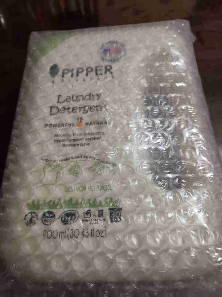 PIPPER 洗衣液柠檬香型 900ml 婴儿洗衣液 植物酵素 柠檬草香型怎么样，好用吗，口碑，心得，评价，试用报告,第2张