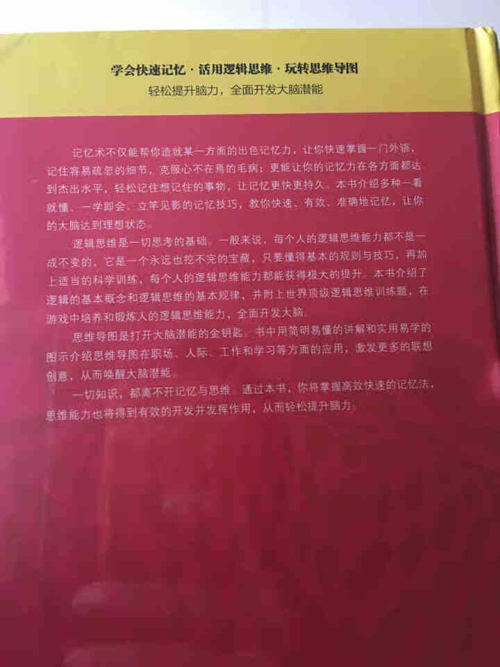 5册逻辑思维 最强大脑 超级记忆术 思维导图 思维风暴 有效的提升记忆提高左右脑思维智慧智商训练书怎么样，好用吗，口碑，心得，评价，试用报告,第5张