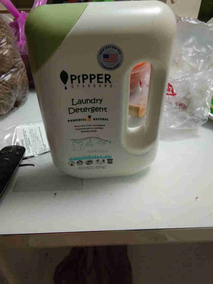 PIPPER 洗衣液尤加利香 900ml 婴儿洗衣液 植物酵素 尤加利香型怎么样，好用吗，口碑，心得，评价，试用报告,第2张