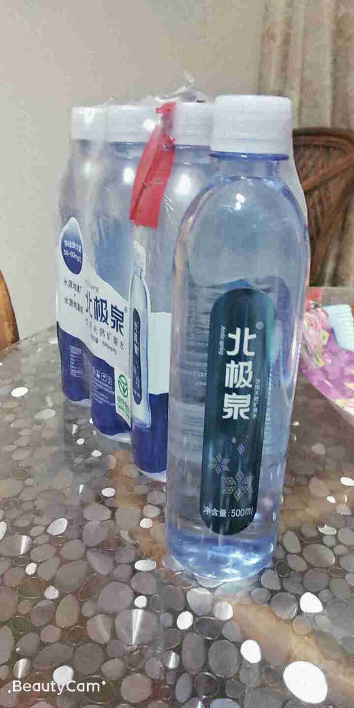 【6瓶】北极泉 天然矿泉水 天然无气高偏硅酸弱碱性瓶装水 非纯净水苏打水蒸馏水 500ml*6 塑膜包装怎么样，好用吗，口碑，心得，评价，试用报告,第3张