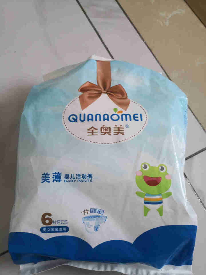 全奥美（Quanaomei）美薄系列婴儿纸尿裤尿不湿拉拉裤活动裤L码 XXL码体验装/6片怎么样，好用吗，口碑，心得，评价，试用报告,第2张