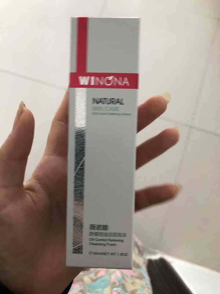 薇诺娜（WINONA）舒缓控油洁面泡沫50ml（洁面 氨基酸洗面奶 泡沫洗面奶 油痘肌敏感肌肤男女）怎么样，好用吗，口碑，心得，评价，试用报告,第2张