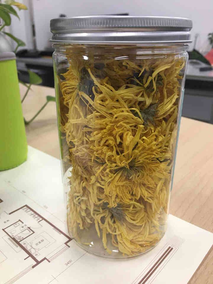 【买2送1再送水杯】花养花 金丝皇菊花茶去火菊花茶金丝黄菊茗品春夏清火去热可搭配枸杞一朵一杯 罐装20g怎么样，好用吗，口碑，心得，评价，试用报告,第2张