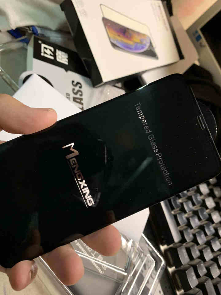 懵星 苹果X/XS钢化膜 iPhone X/XS Max 手机贴膜 全屏高清防爆裂抗指纹全玻璃膜 iPhoneXsMax全屏高清玻璃膜怎么样，好用吗，口碑，心得,第3张