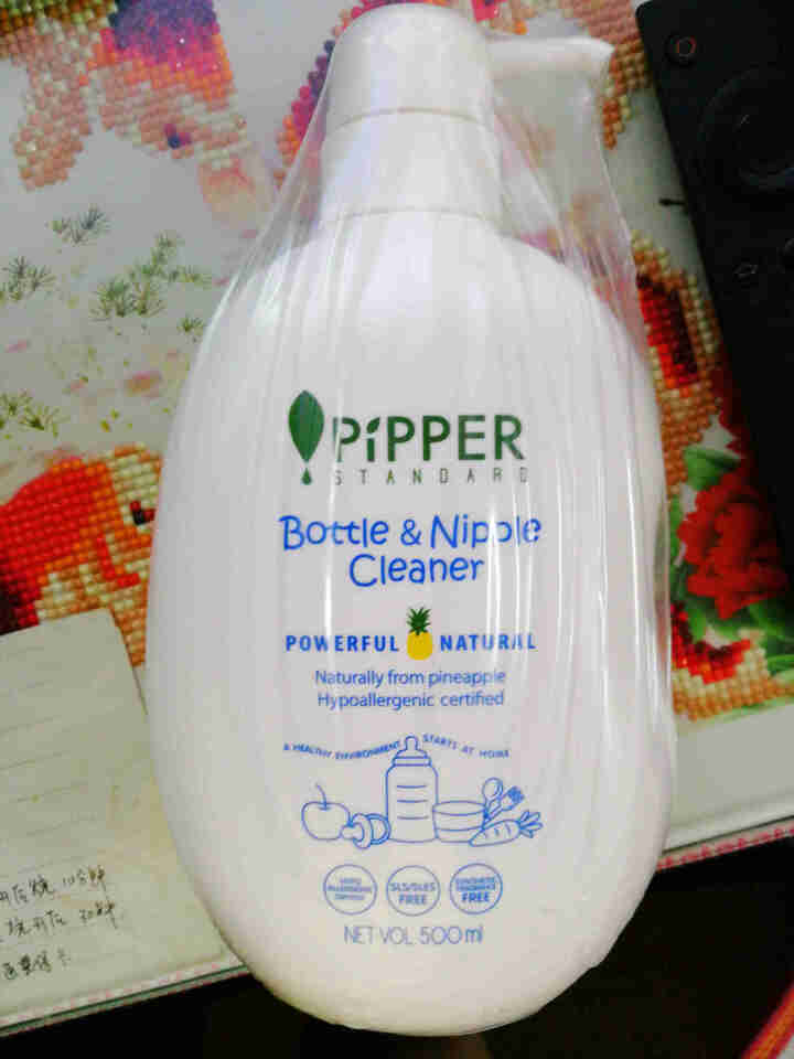 PIPPER 奶瓶奶嘴清洁剂 500ml 植物酵素 清洁剂奶瓶怎么样，好用吗，口碑，心得，评价，试用报告,第2张