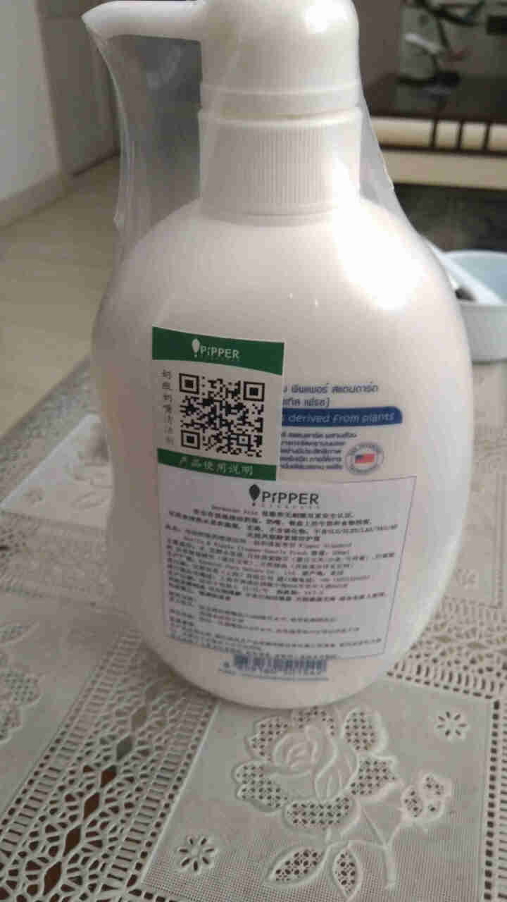 PIPPER 奶瓶奶嘴清洁剂 500ml 植物酵素 清洁剂奶瓶怎么样，好用吗，口碑，心得，评价，试用报告,第4张