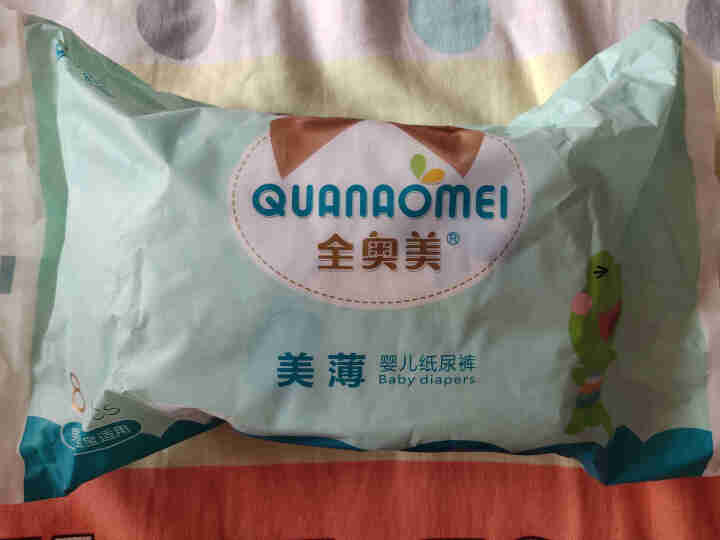 全奥美（Quanaomei）美薄系列婴儿纸尿裤尿不湿尿裤M码52片 L码体验装/8片怎么样，好用吗，口碑，心得，评价，试用报告,第2张