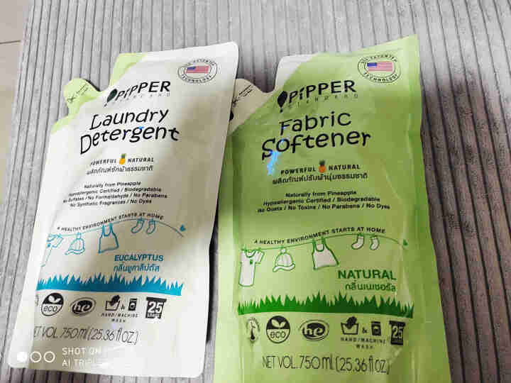 PIPPER 洗衣液补充装750ml+柔顺剂补充装750ml怎么样，好用吗，口碑，心得，评价，试用报告,第2张