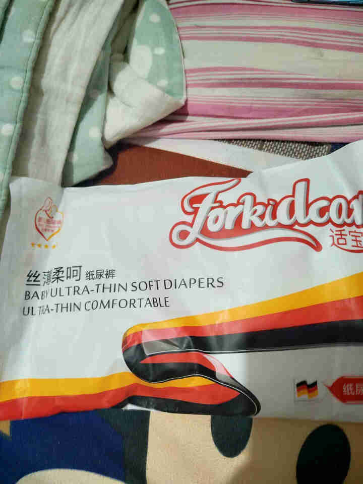 适宝康·Forkidcare 丝薄柔呵纸尿裤试用装M码*3片 适合6,第3张