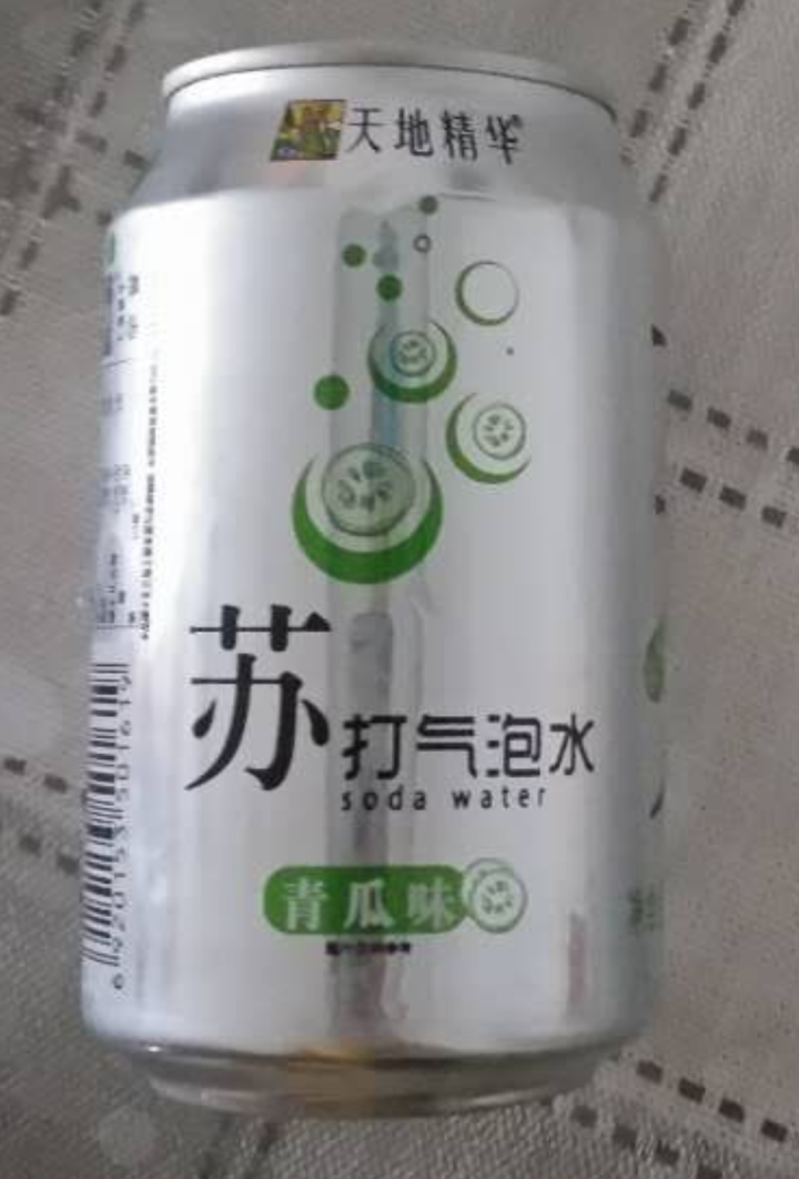 天地精华 青瓜味气泡苏打水330ml*20瓶苏打水饮料调酒用饮料整箱 青瓜味苏打水怎么样，好用吗，口碑，心得，评价，试用报告,第3张