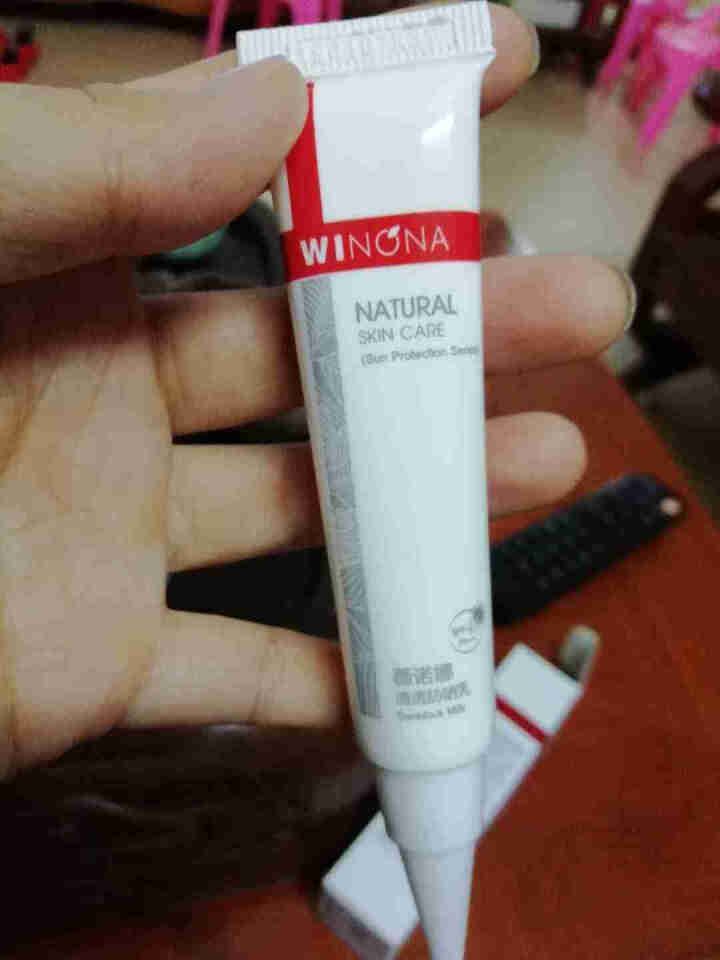 薇诺娜（WINONA）清透防晒乳15g SPF48 PA+++ 清透水薄 保湿隔离防晒霜怎么样，好用吗，口碑，心得，评价，试用报告,第3张