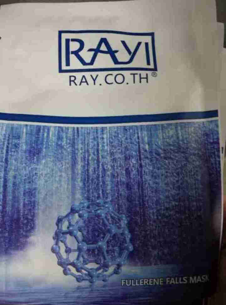 RAY.CO.TH 富勒烯瀑布补水面膜 拉丝（美白保湿控油修护收缩毛孔） 3片贴，无外包装怎么样，好用吗，口碑，心得，评价，试用报告,第2张